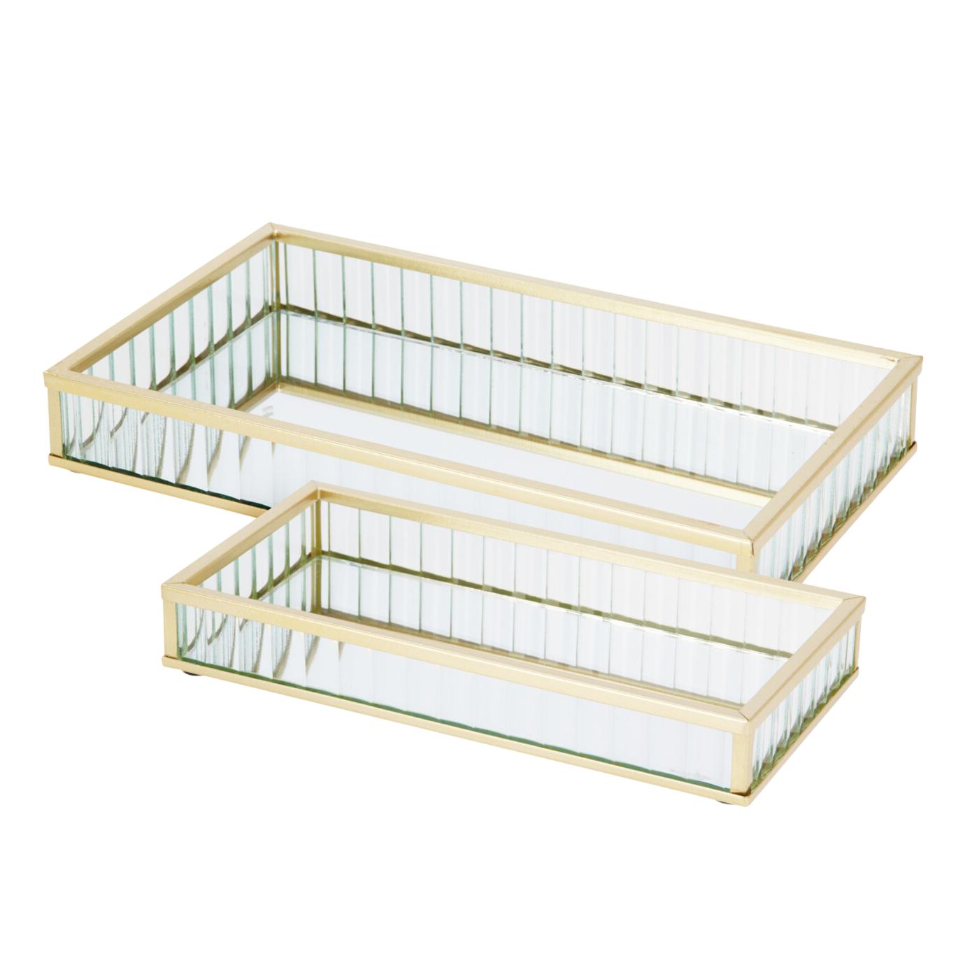 CONJ. 2 BANDEJAS 24x14x3,5/20x10x3CM