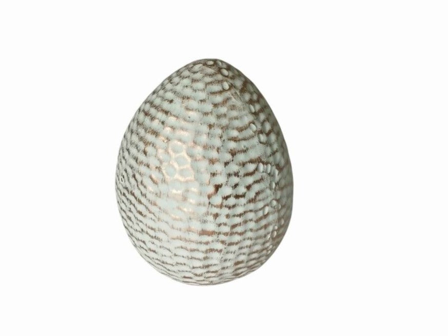 OVO MENTA/DOURADO 14X20Cm