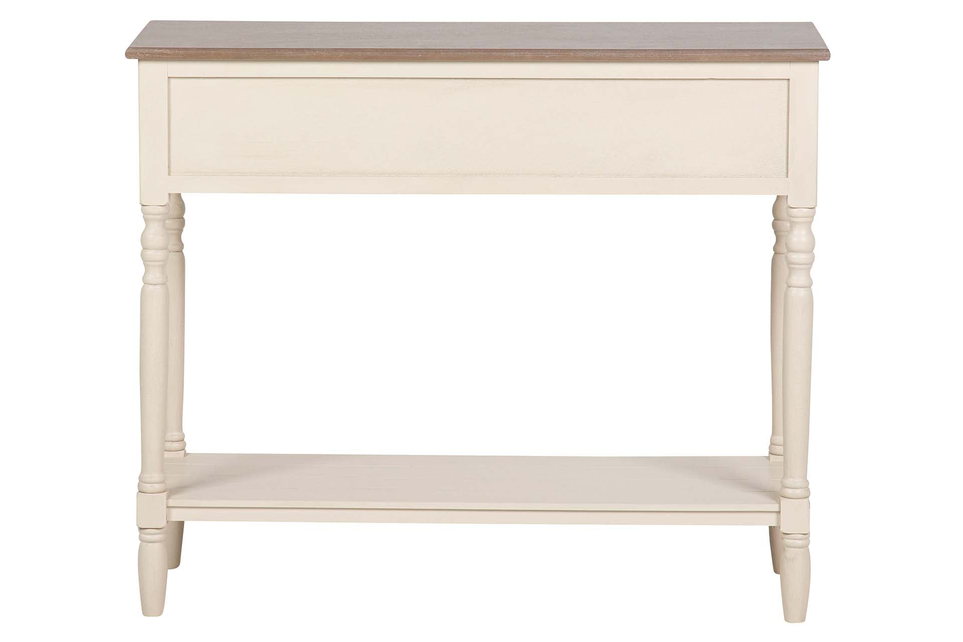 CONSOLA BEGE/MADEIRA 90X35X75Cm