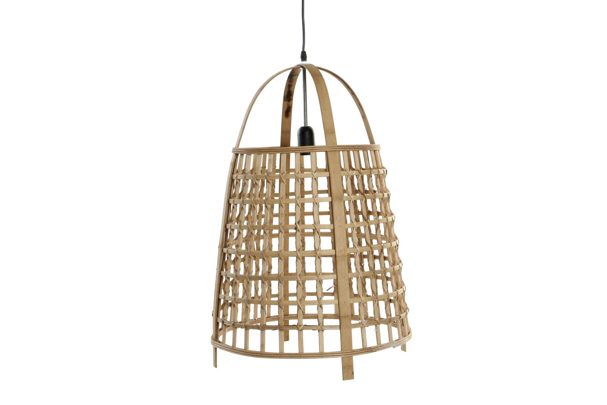 CANDEEIRO TETO RATTAN 42X42X63CM