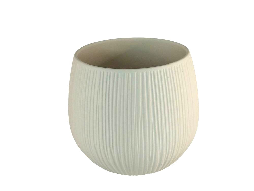 VASO BRANCO MATE 23X20CM