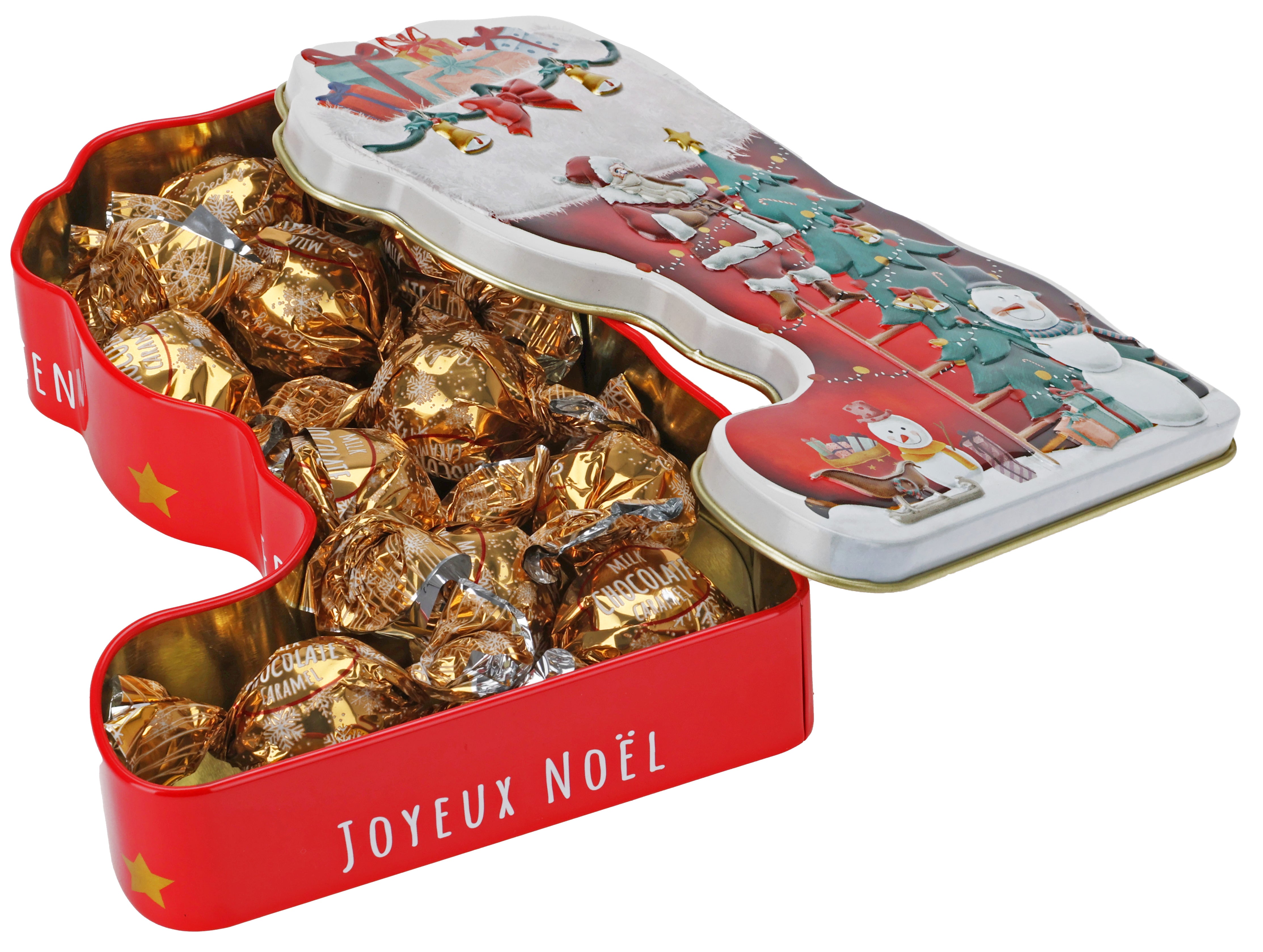CAIXA BOMBONS BOTA NATAL