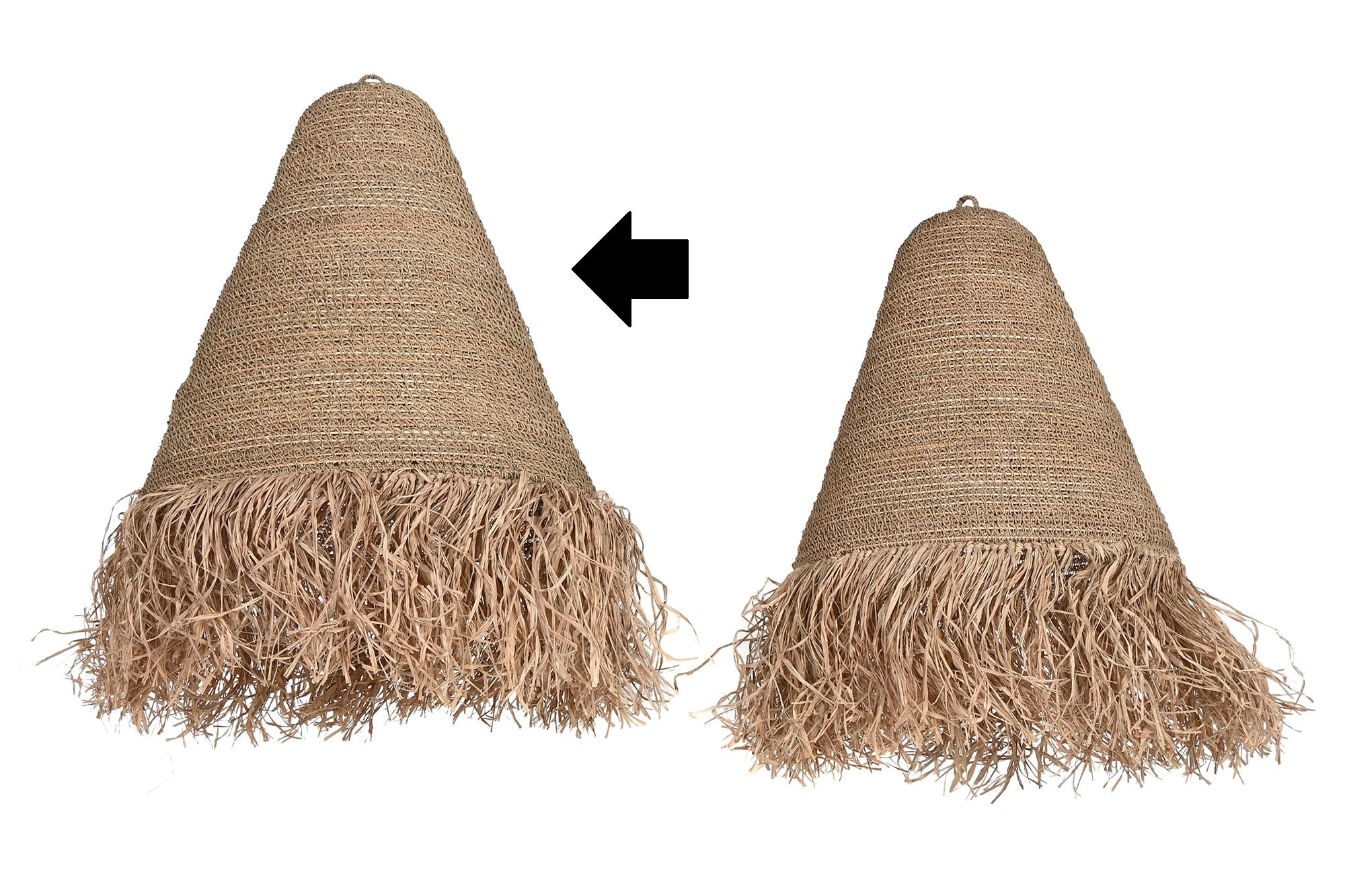 CANDEEIRO PALHINHA 64X64X80Cm