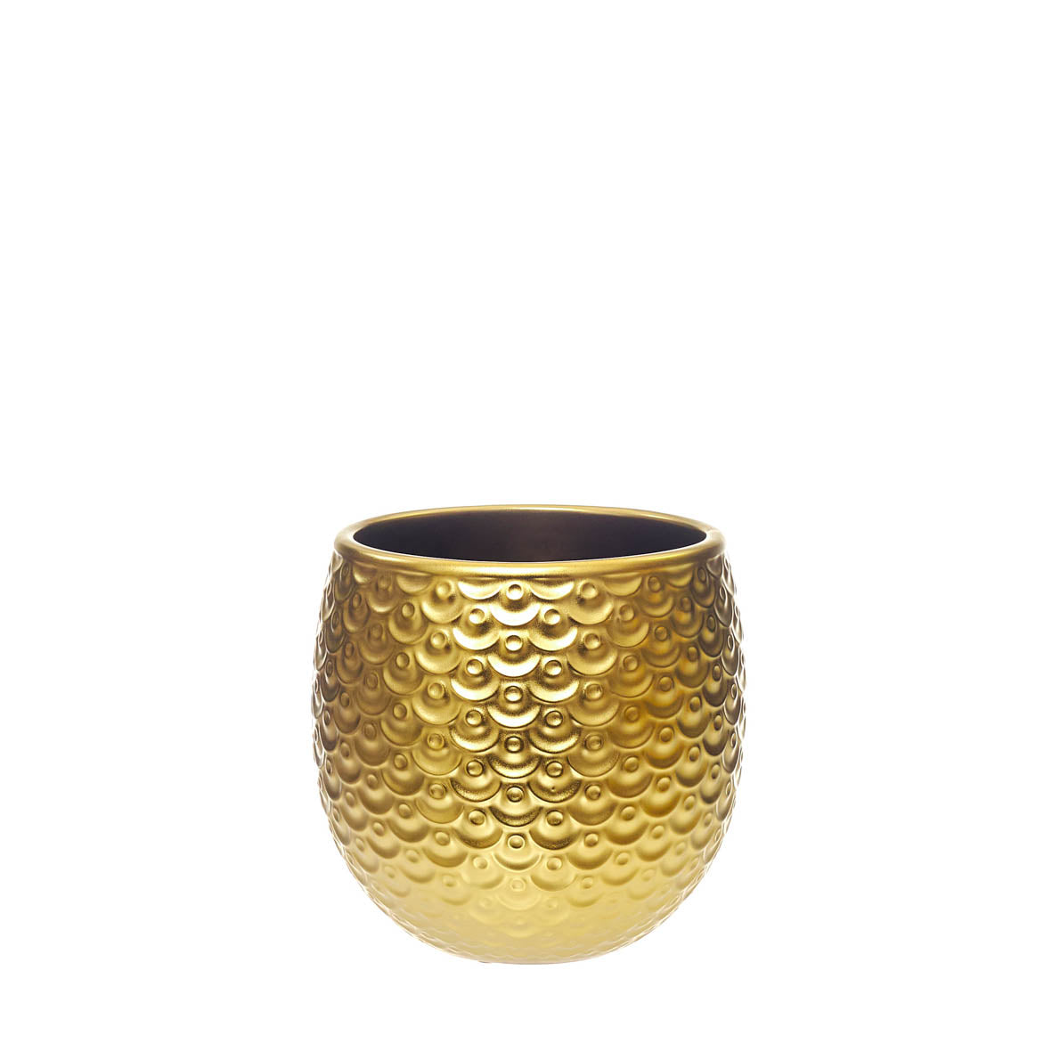 VASO DOURADO 18X18X17CM