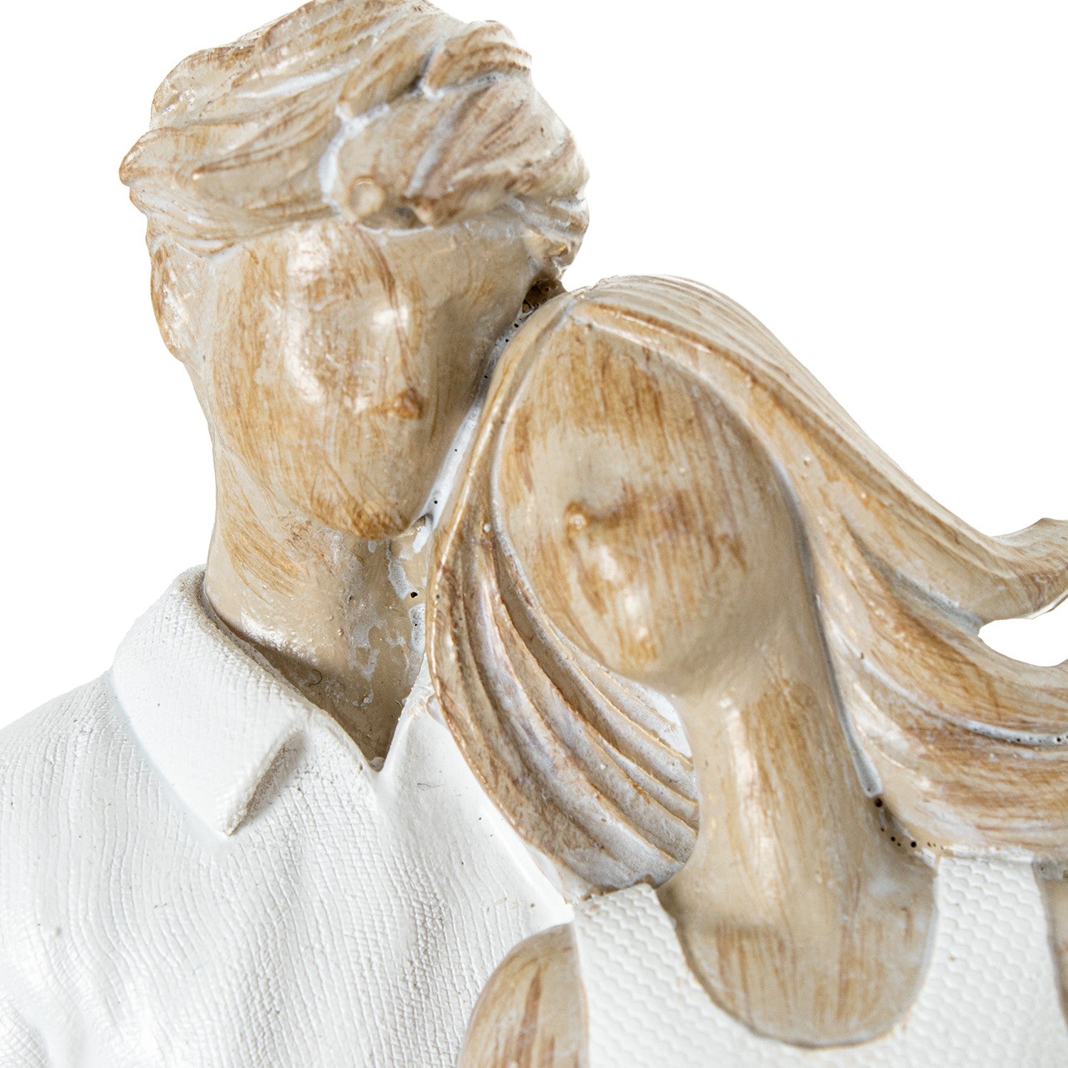 ESTATUETA FAMÍLIA BRANCA/BEGE