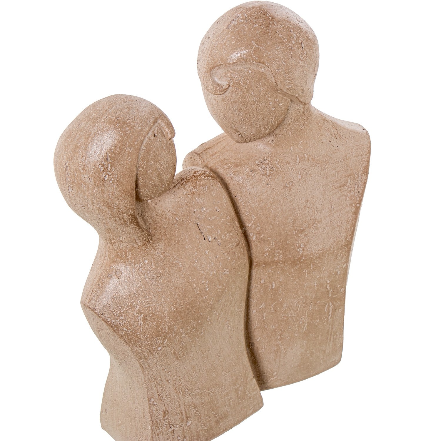 ESTATUILLA PAREJA BEIGE 22X9X27,5Cm