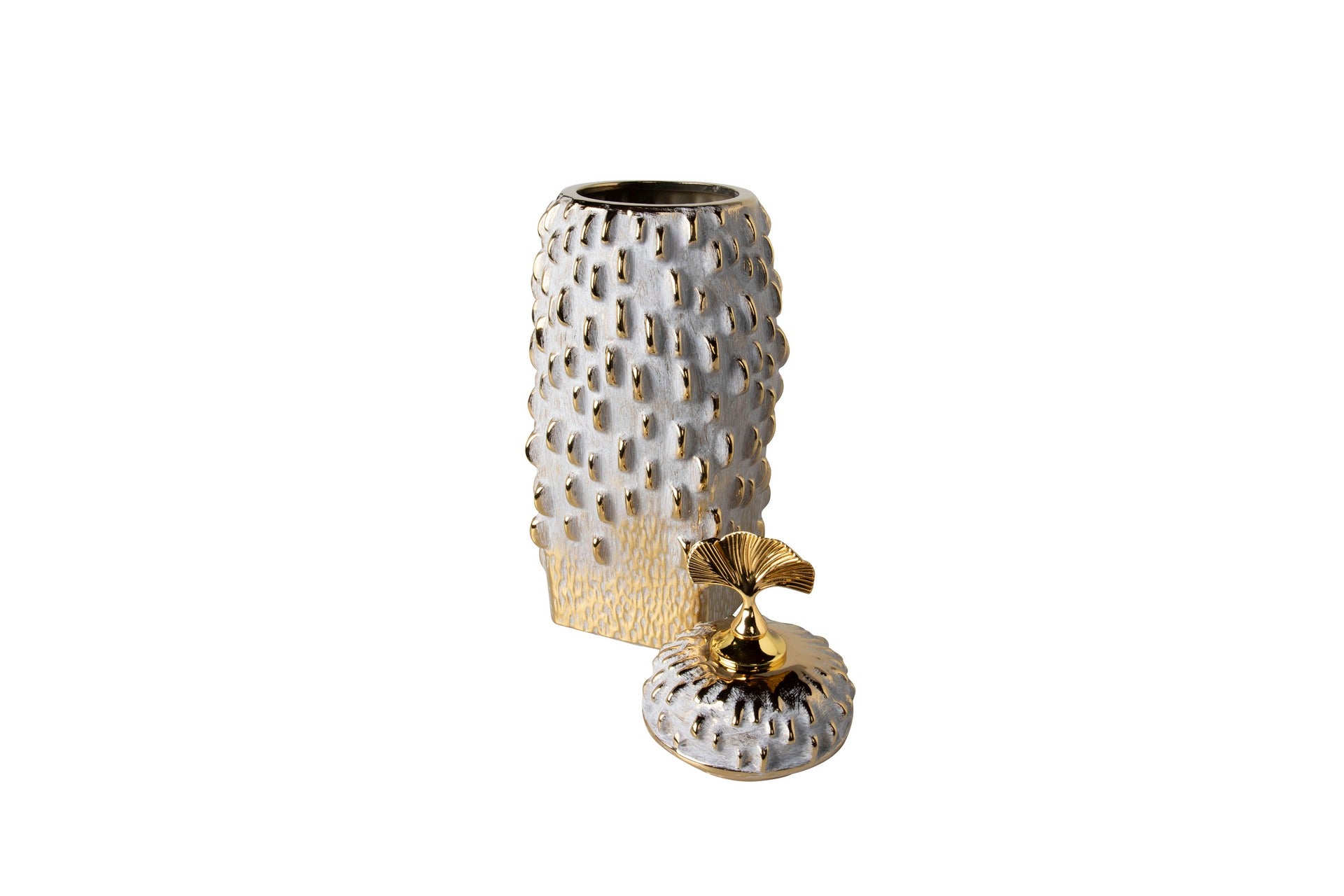 POTE DOURADO 16X16X38Cm
