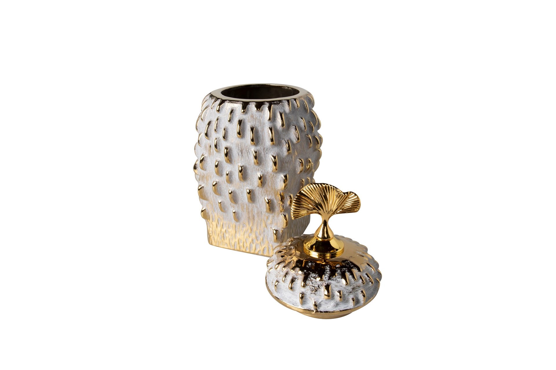POTE DOURADO 16X16X30Cm