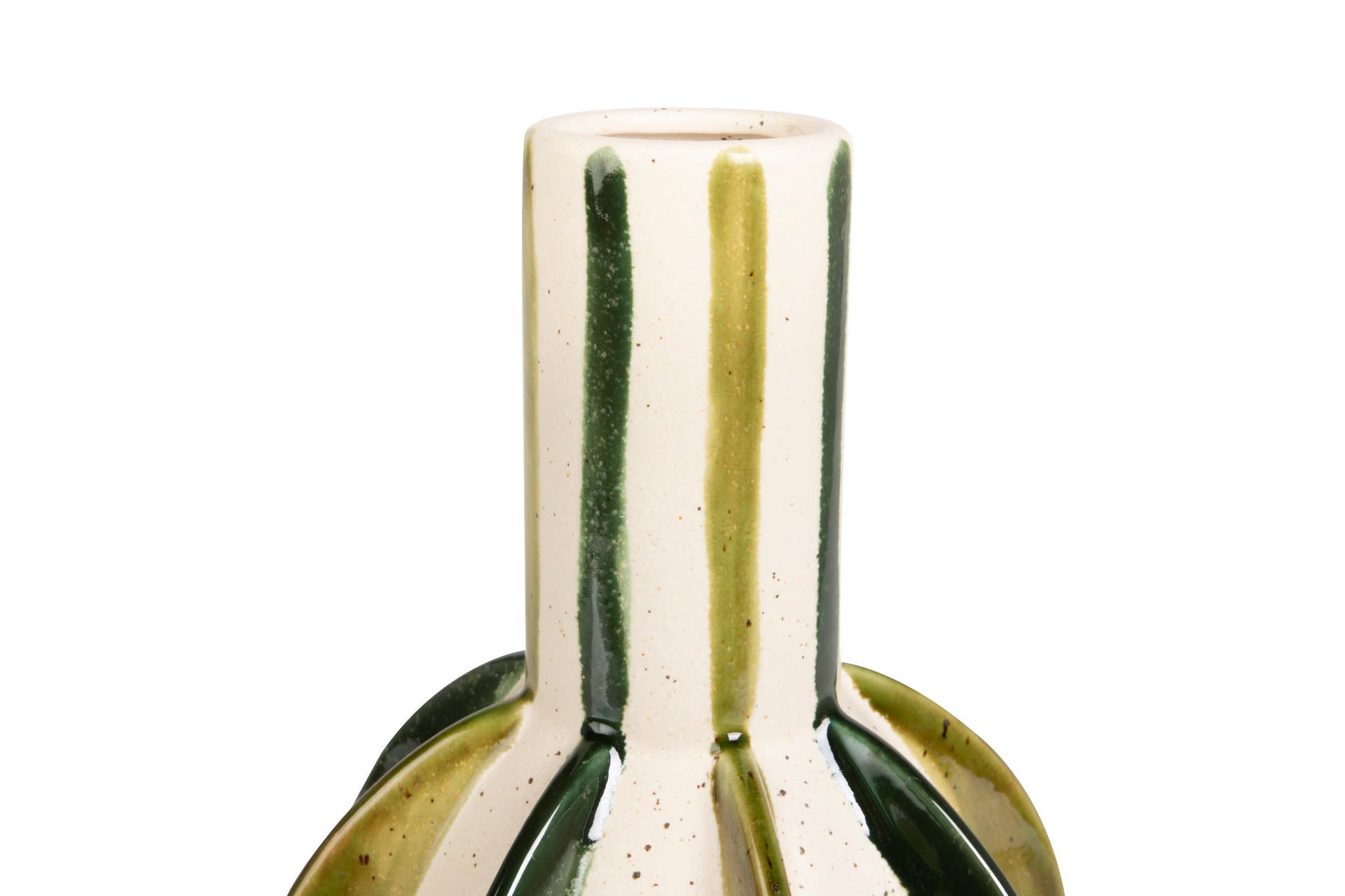JARRA VERDE/PÉROLA 21X21X33Cm