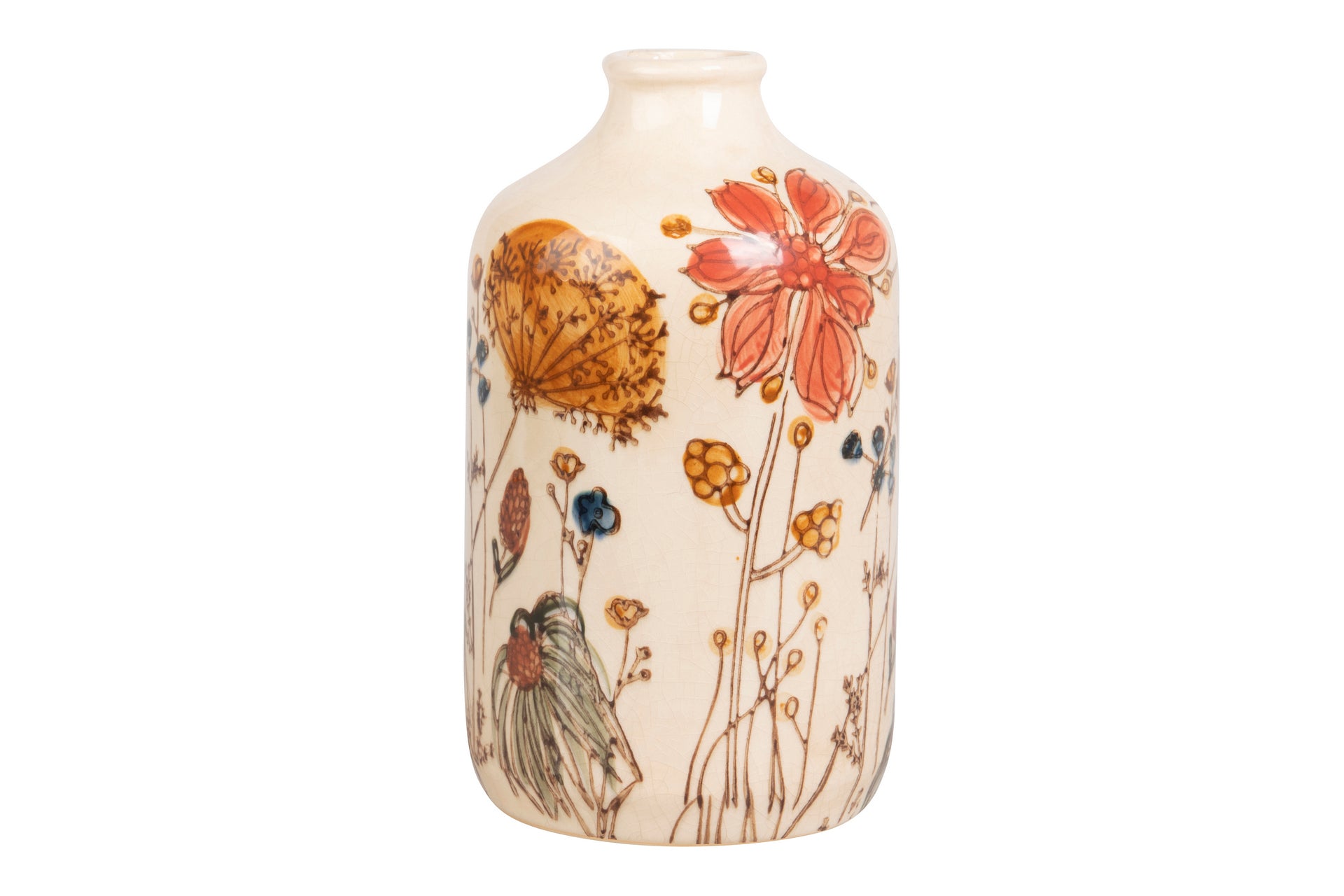 JARRA FLORES 18X15X41Cm