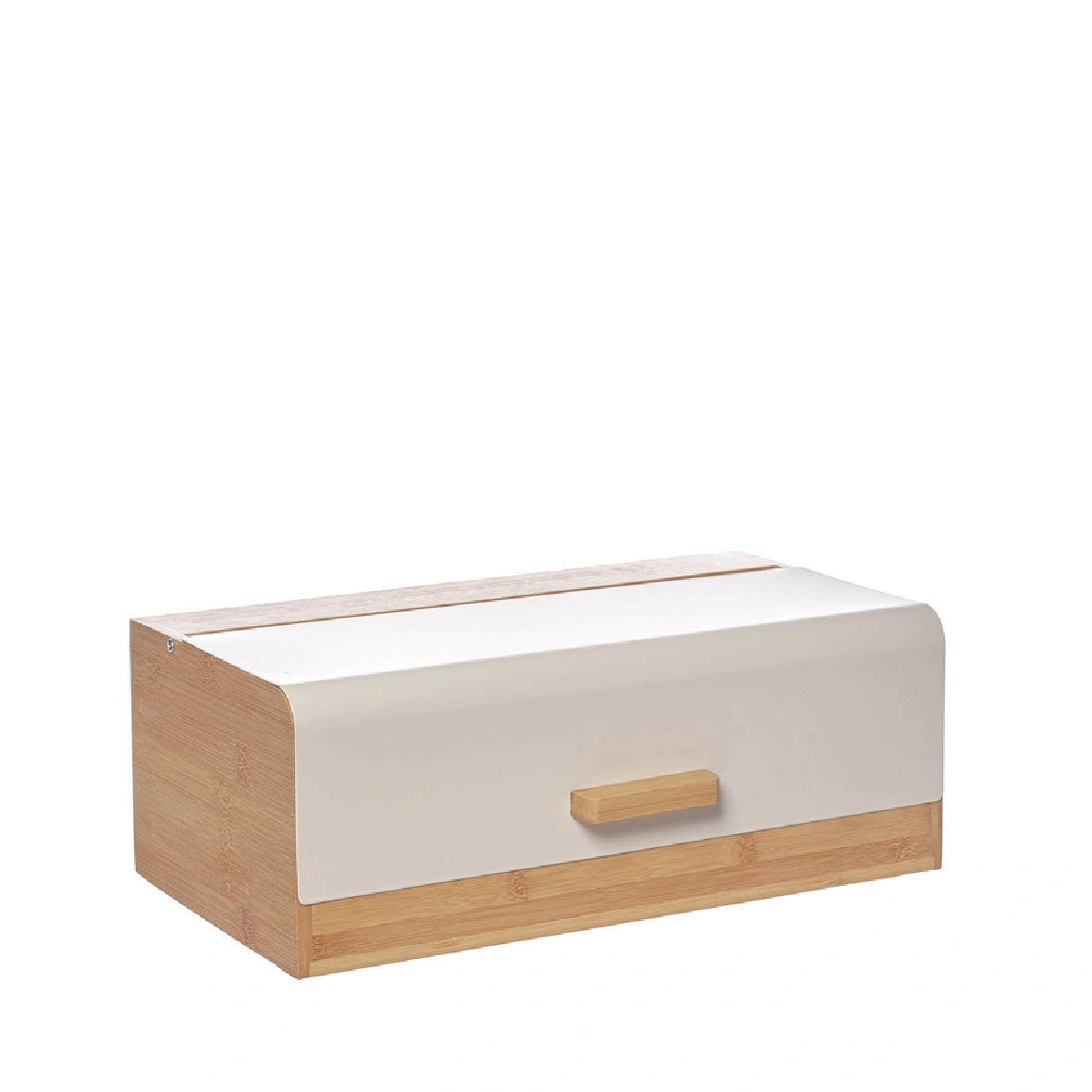 CAIXA PÃO BRANCA/BAMBU 36,5X20X13,5Cm