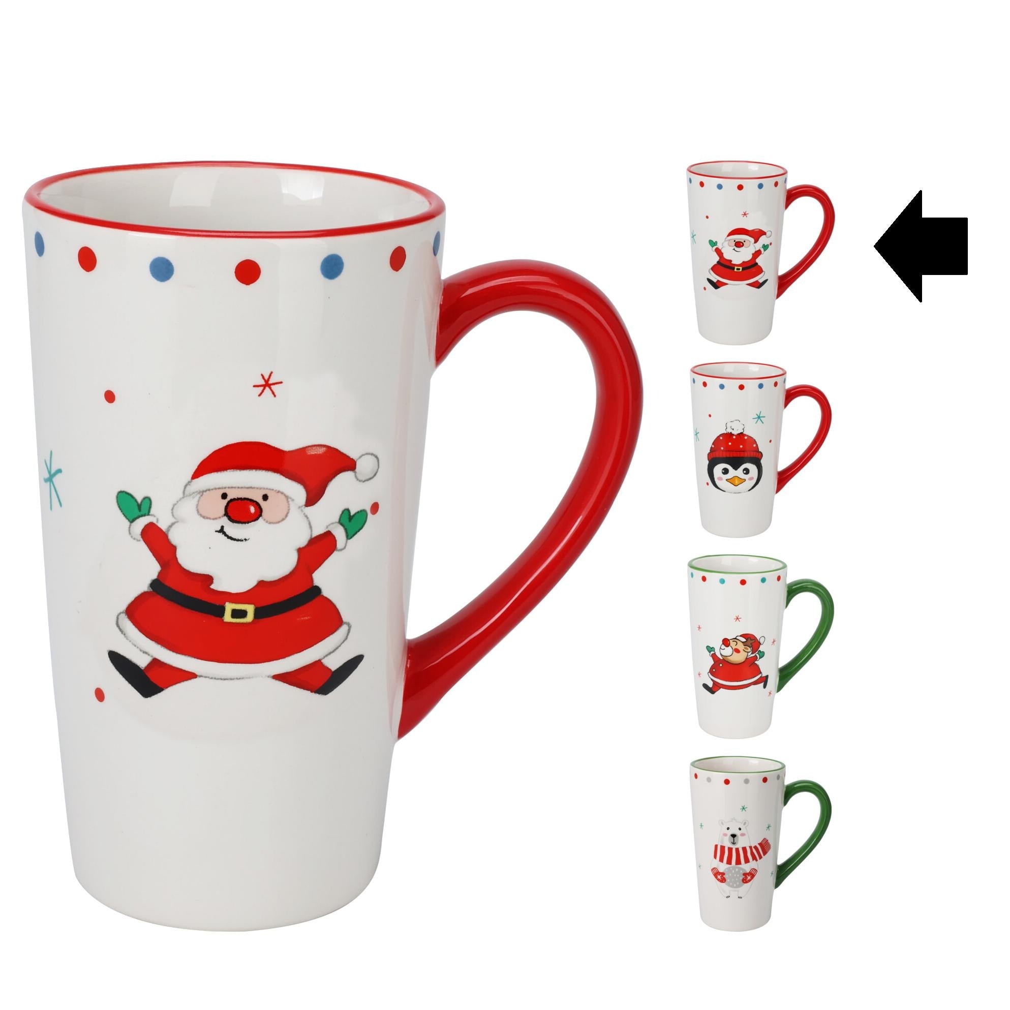 CANECA PAI NATAL 13,5Cm