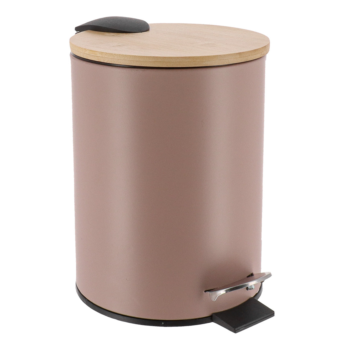 BALDE LIXO CAPPUCCINO/BAMBU 3L 17X23CM