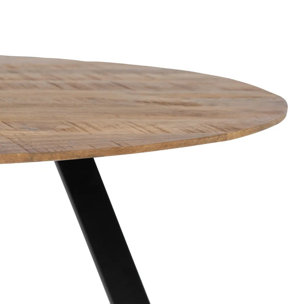 MESA JANTAR MANGO 130X130X77Cm