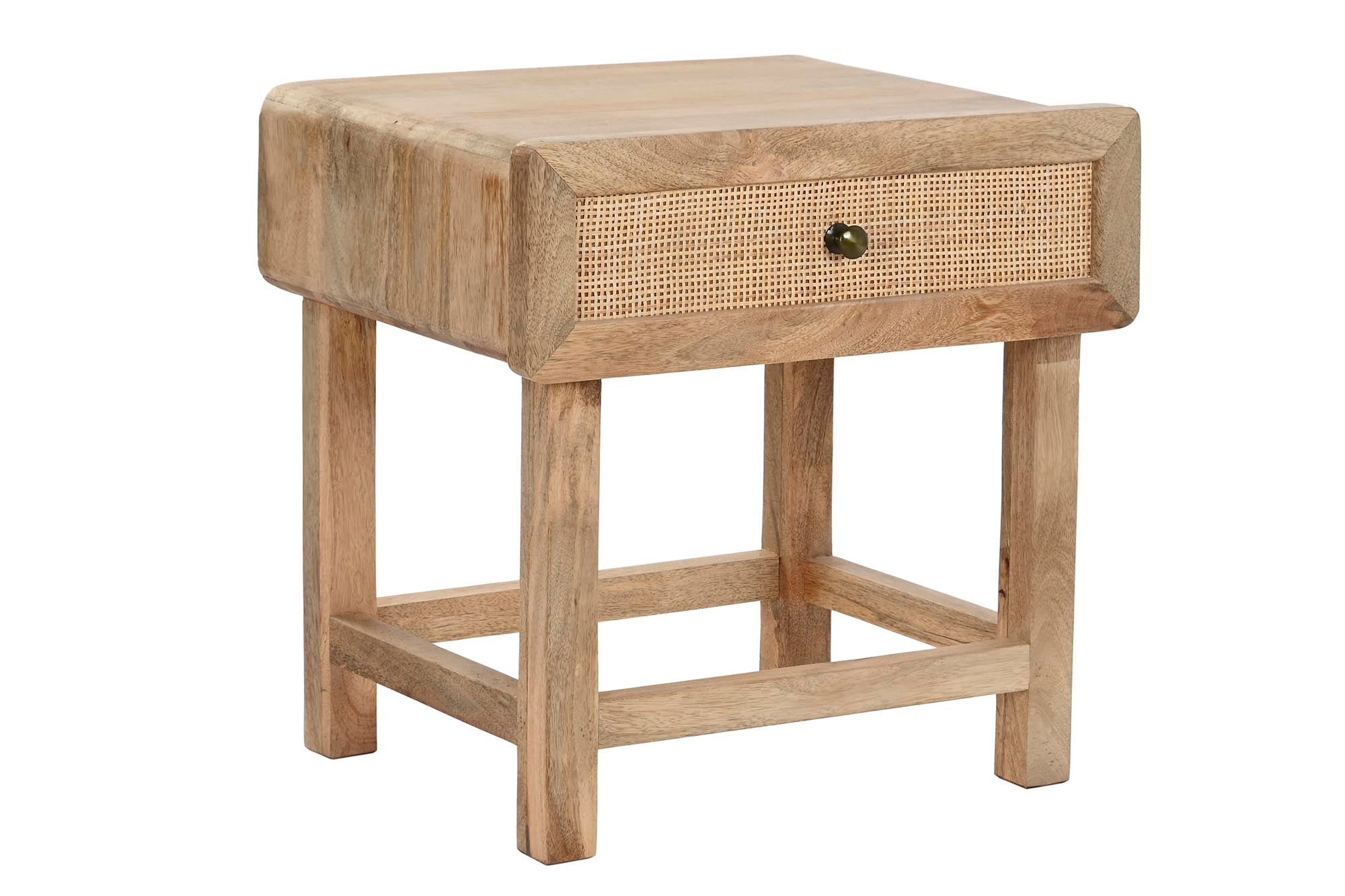 MESA CABECEIRA MANGA/RATTAN 51X40X51Cm