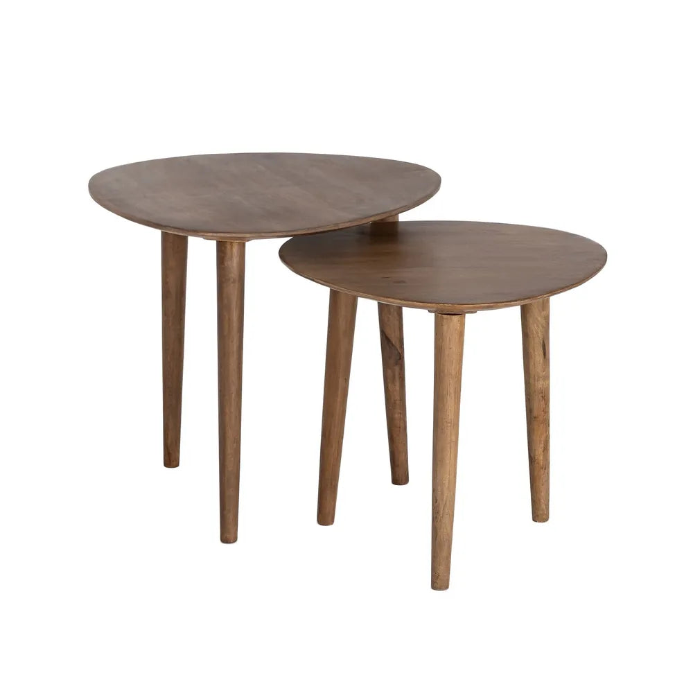 CONJ. 2 MESAS APOIO 50X50X46/45X45X40Cm