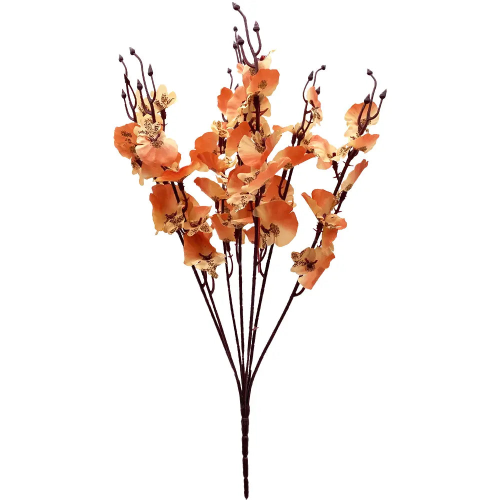 RAMO FLORES LARANJA 38Cm