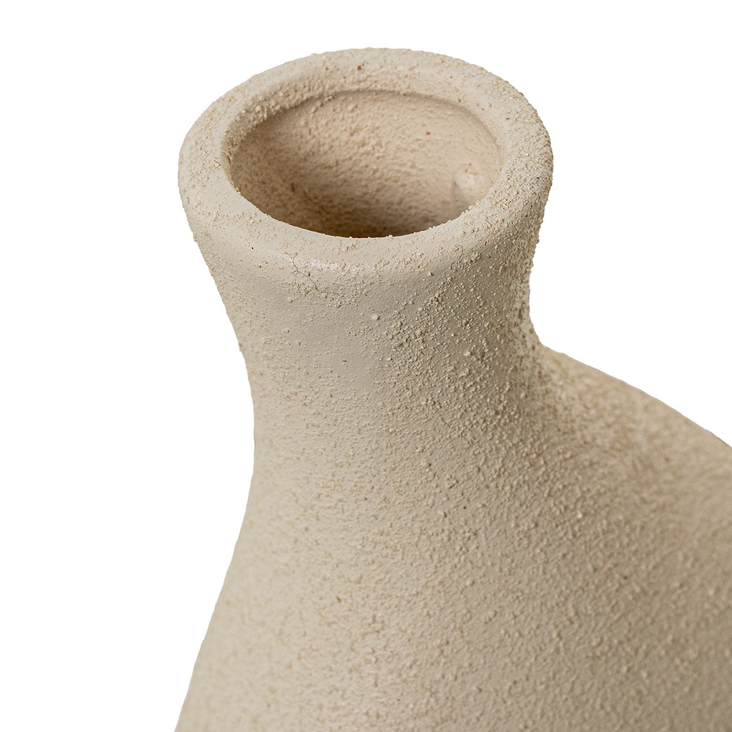 CONJ. 2 JARRAS BEGE 24X6,5X25Cm