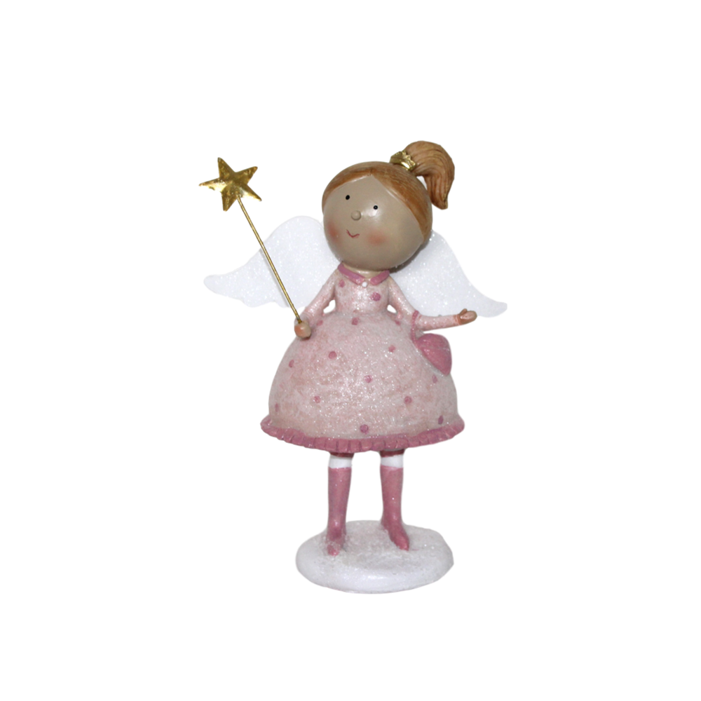 ANJO ROSA 22CM