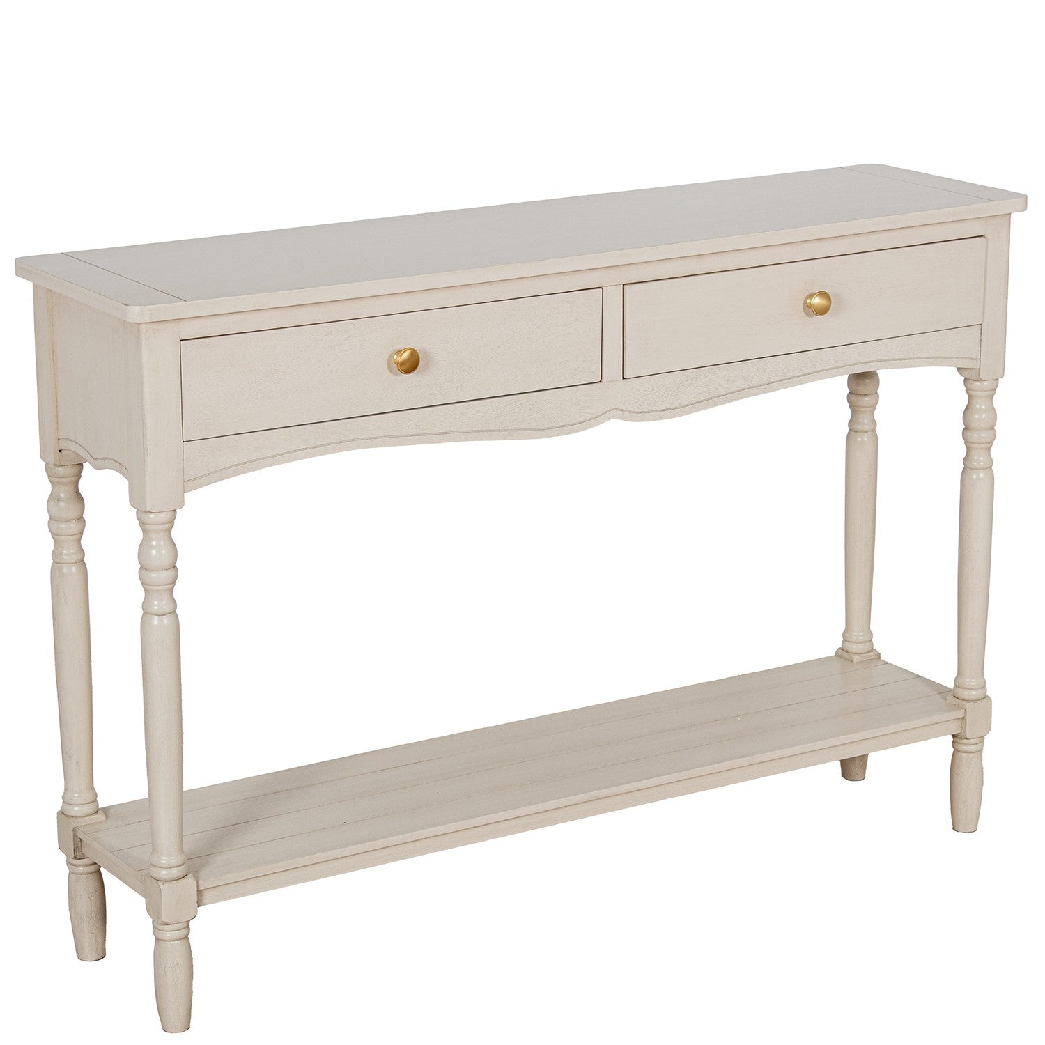 CONSOLA BEIGE 110X28X75Cm
