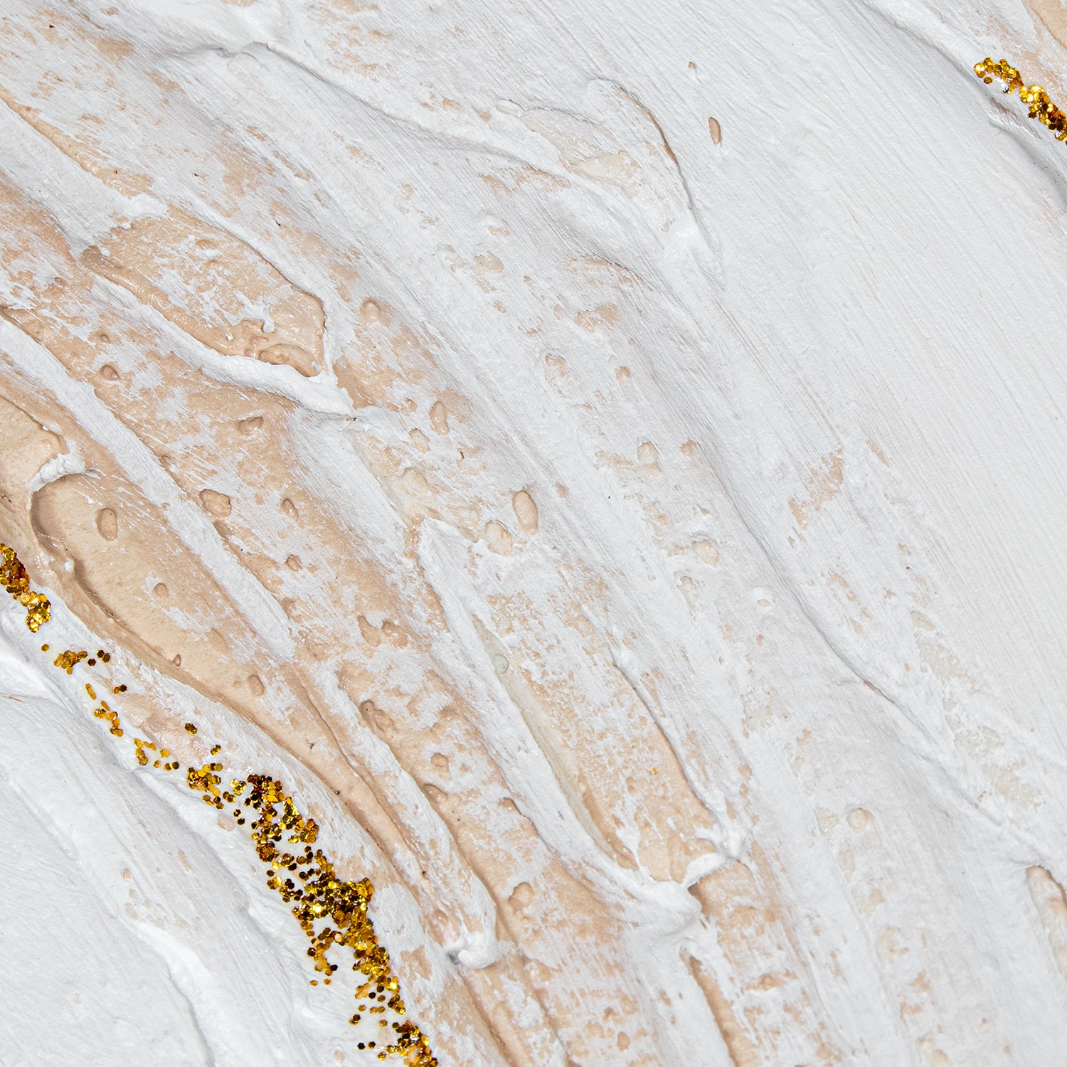 QUADRO FLOR CRU 102X102Cm