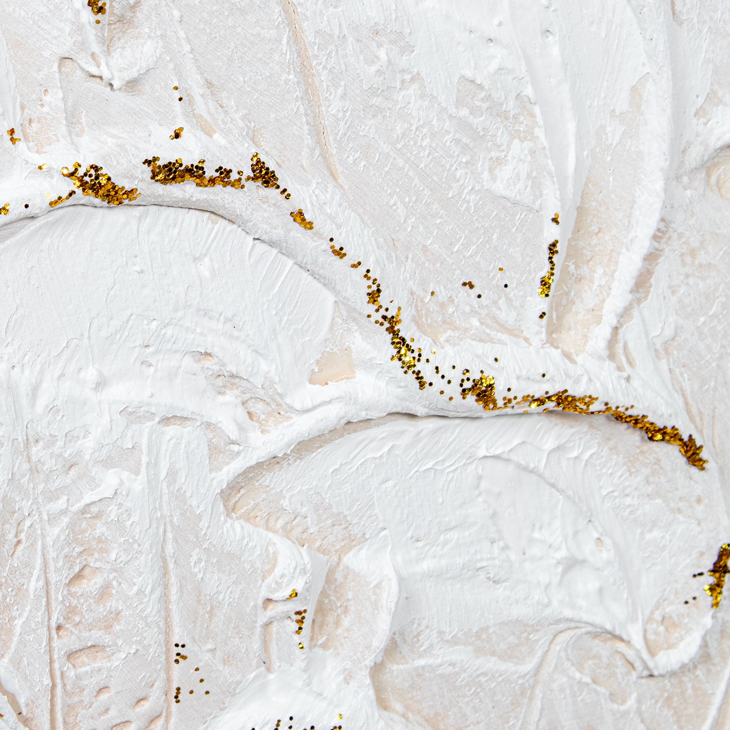 QUADRO FLOR CRU 102X102Cm