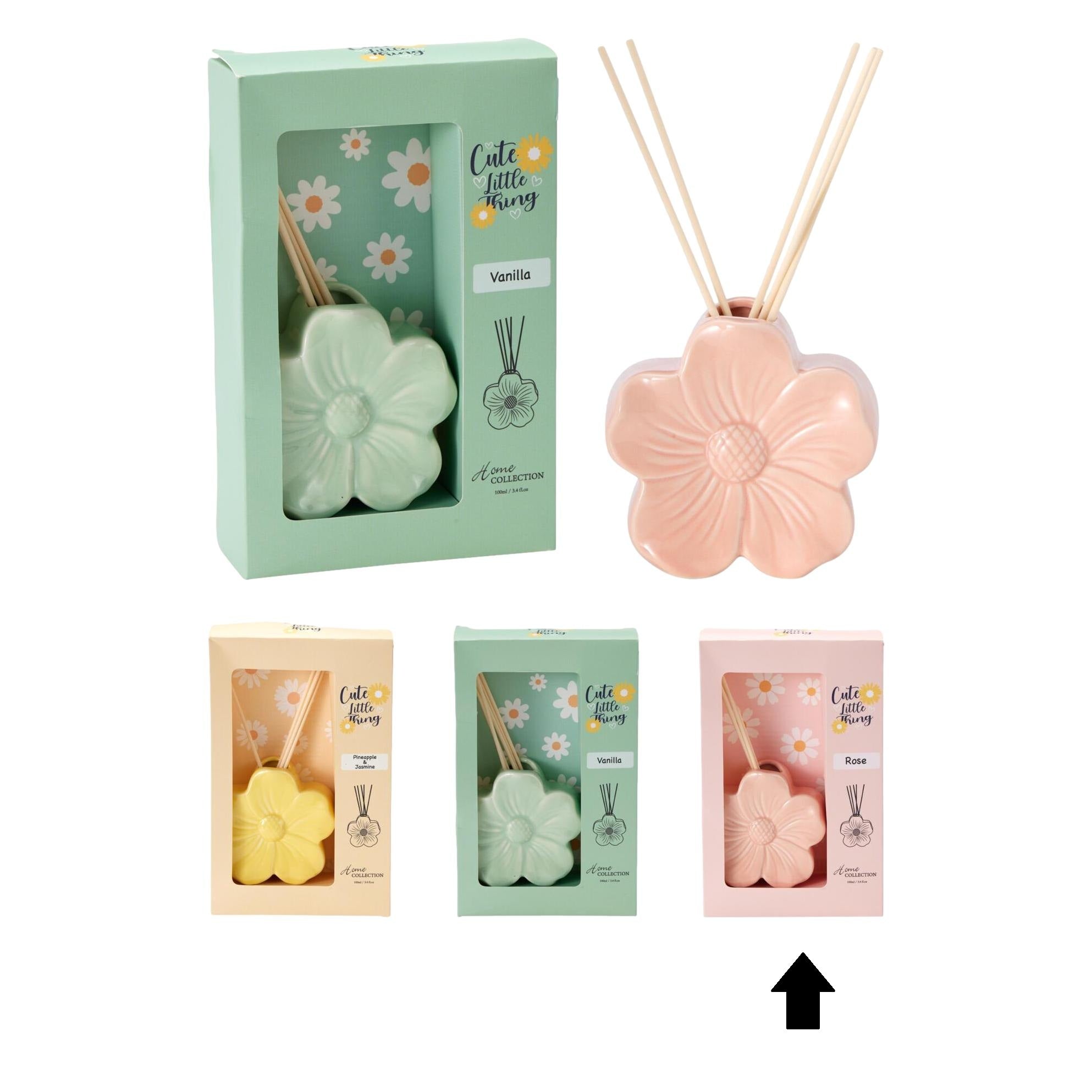 MIKADO FLOR ROSA ROSE