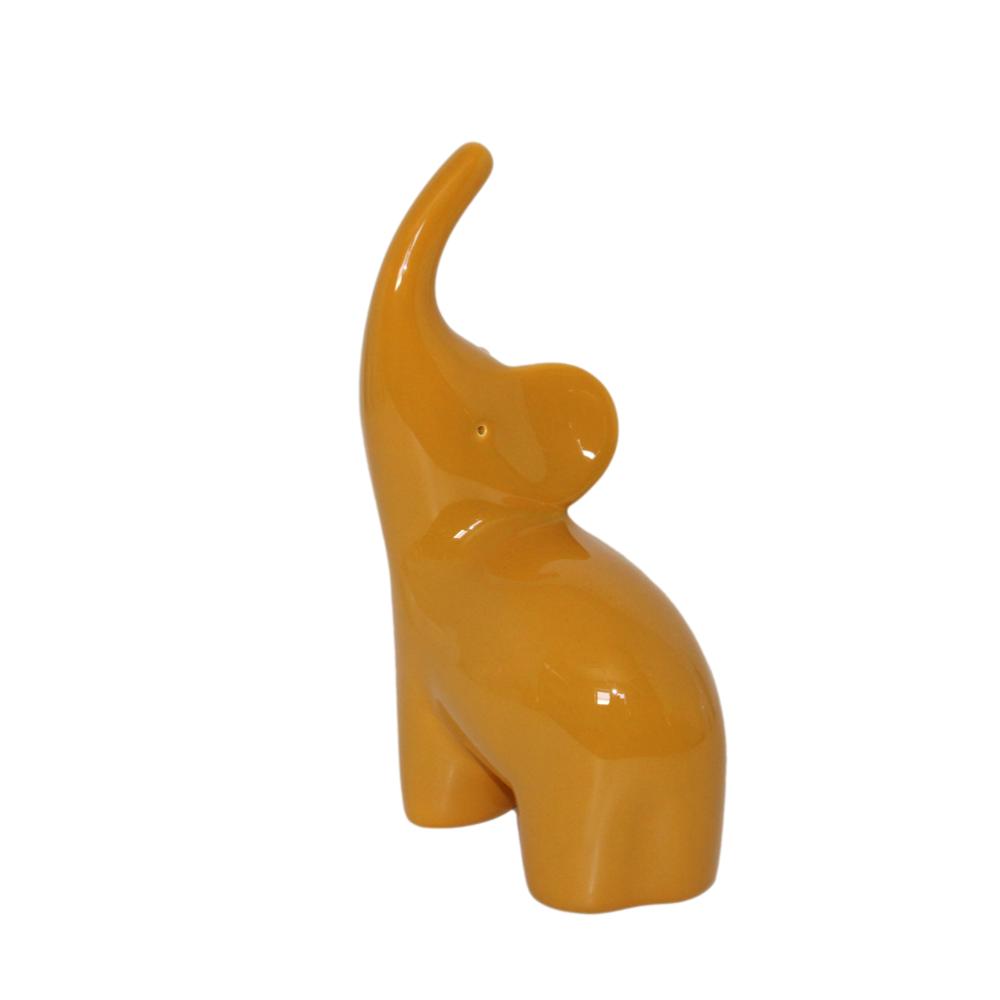 ELEFANTE AMARELO 15X7,5X22CM