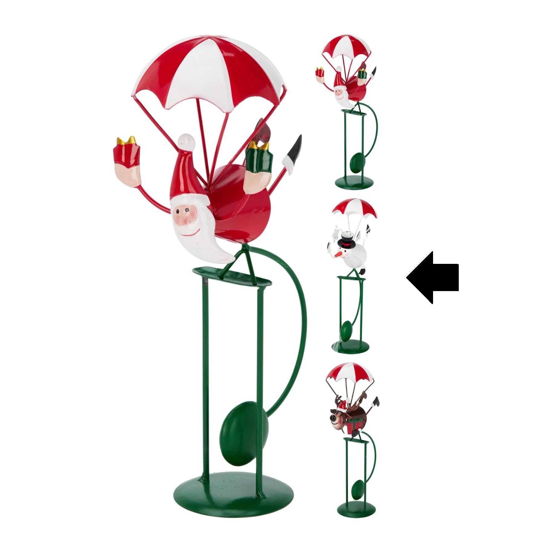 BONECO DE NEVE PARAQUEDAS 32Cm