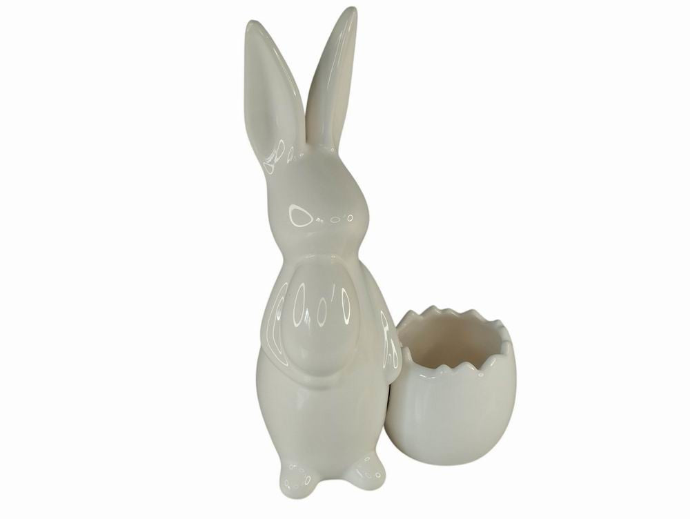 COELHO VASO BRANCO 17X27Cm