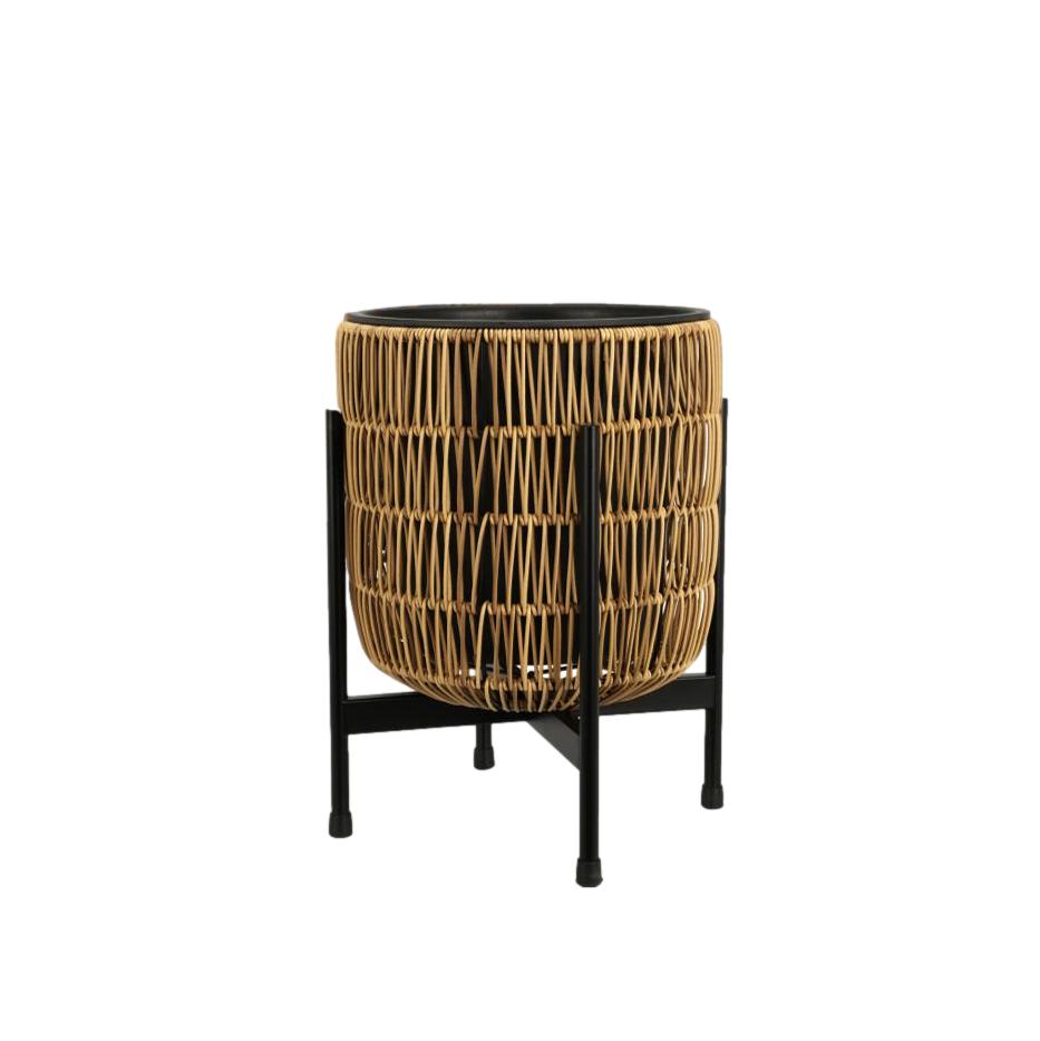 FLOREIRA RATTAN 22X22X28CM