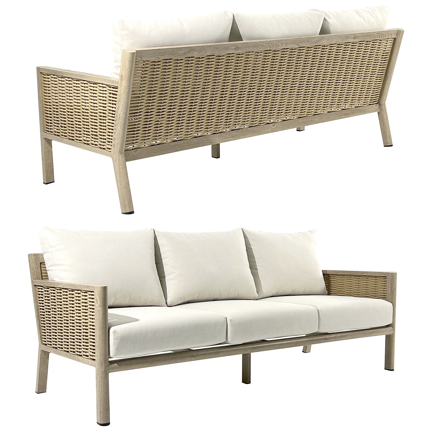 CONJ. SOFÁ + 2 SILLONES + MESA CENTRO