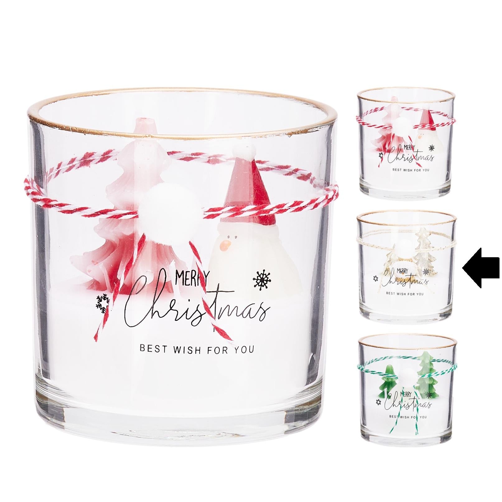 VELA NATAL DOURADO 10X10Cm