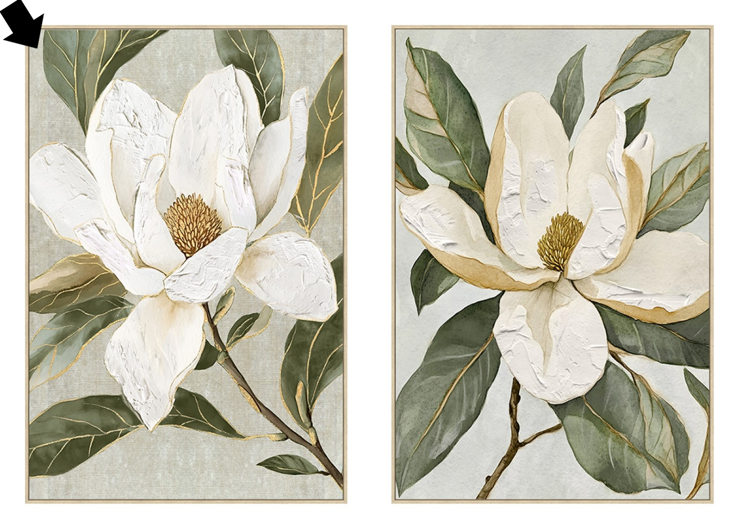 QUADRO FLOR 83X123CM
