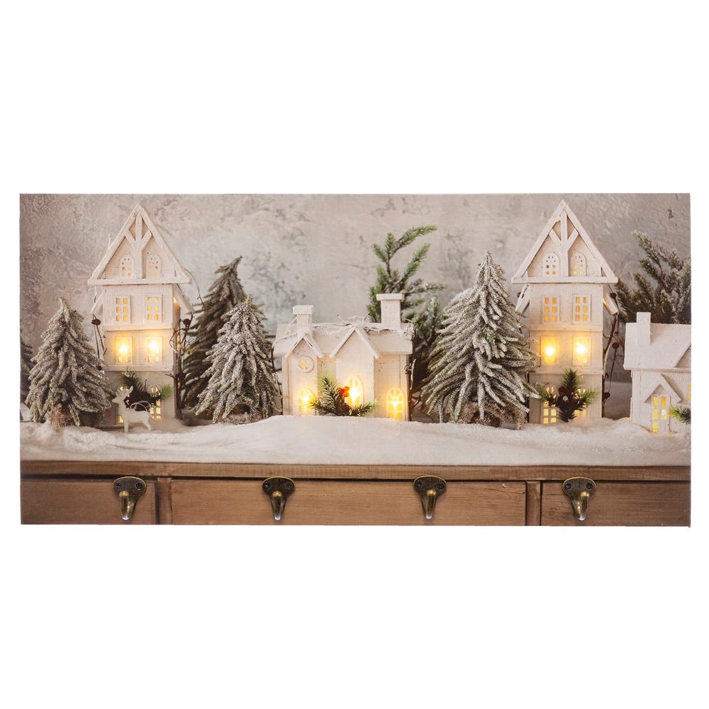 LLAVERO NAVIDAD CON LED 60X30X1.8CM