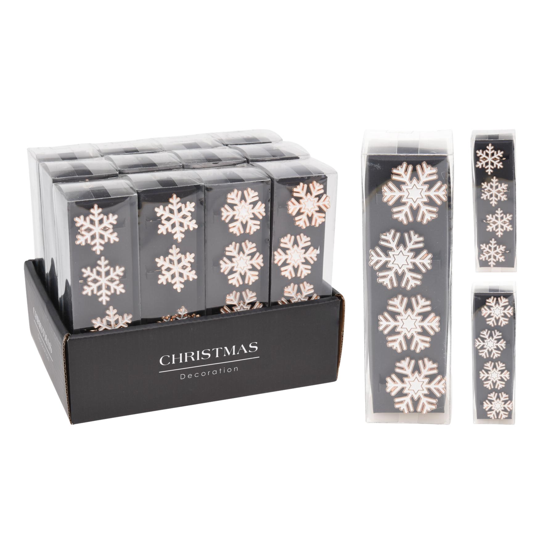 4 ARGOLAS GUARDANAPOS FLOCOS NEVE
