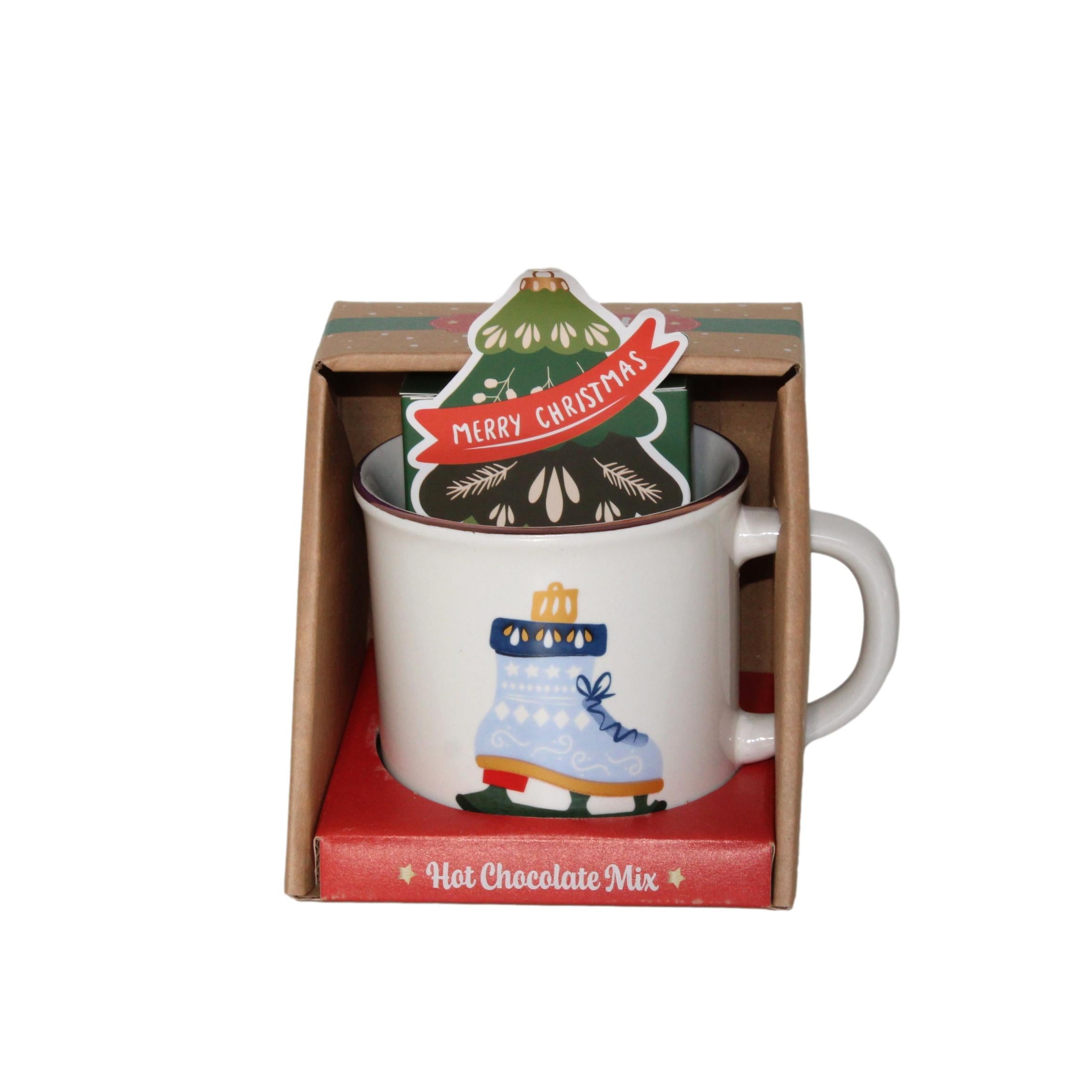 COLOCAR. TAZA PATINES + CHOCOLATE CALIENTE