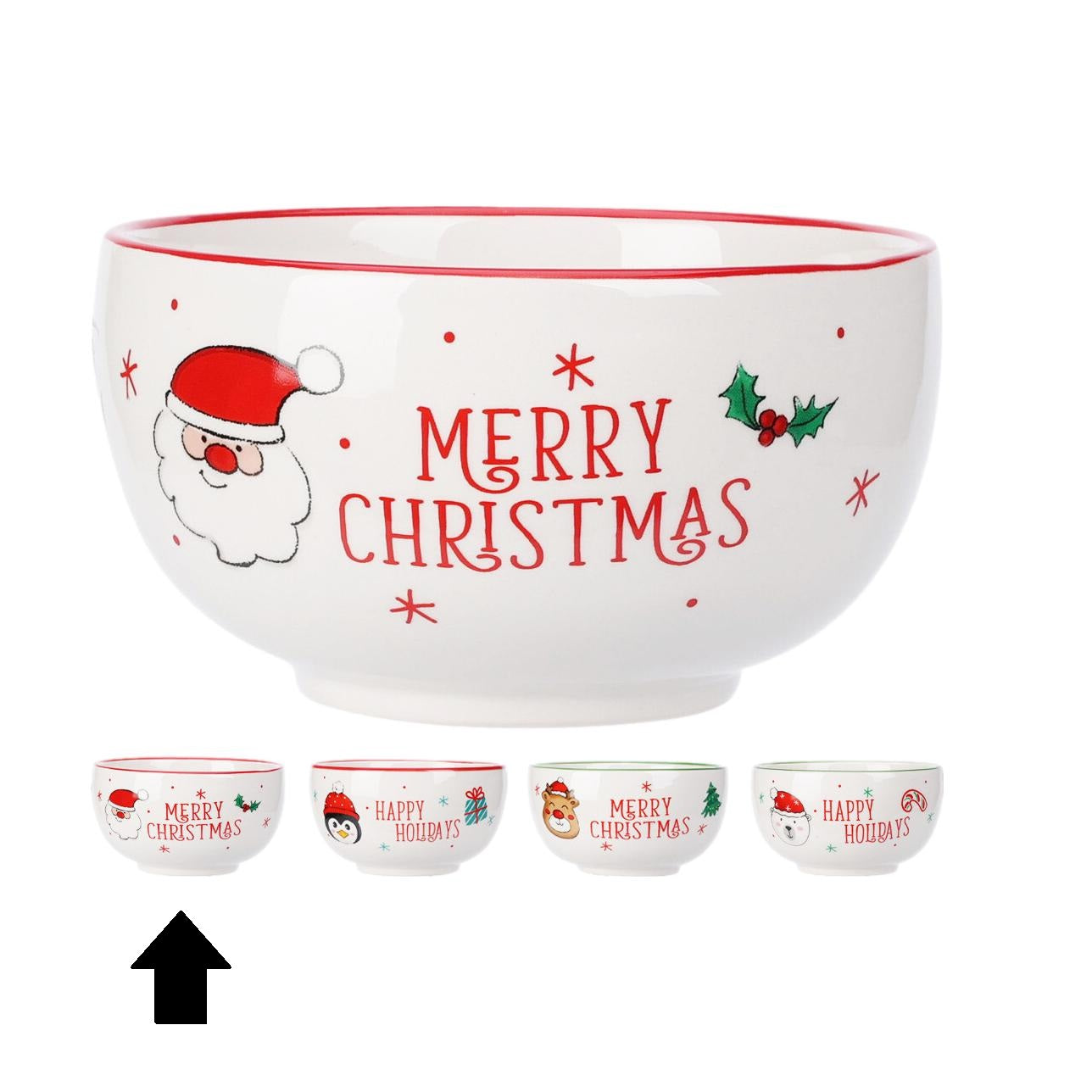TAÇA PAI NATAL 12,5CM
