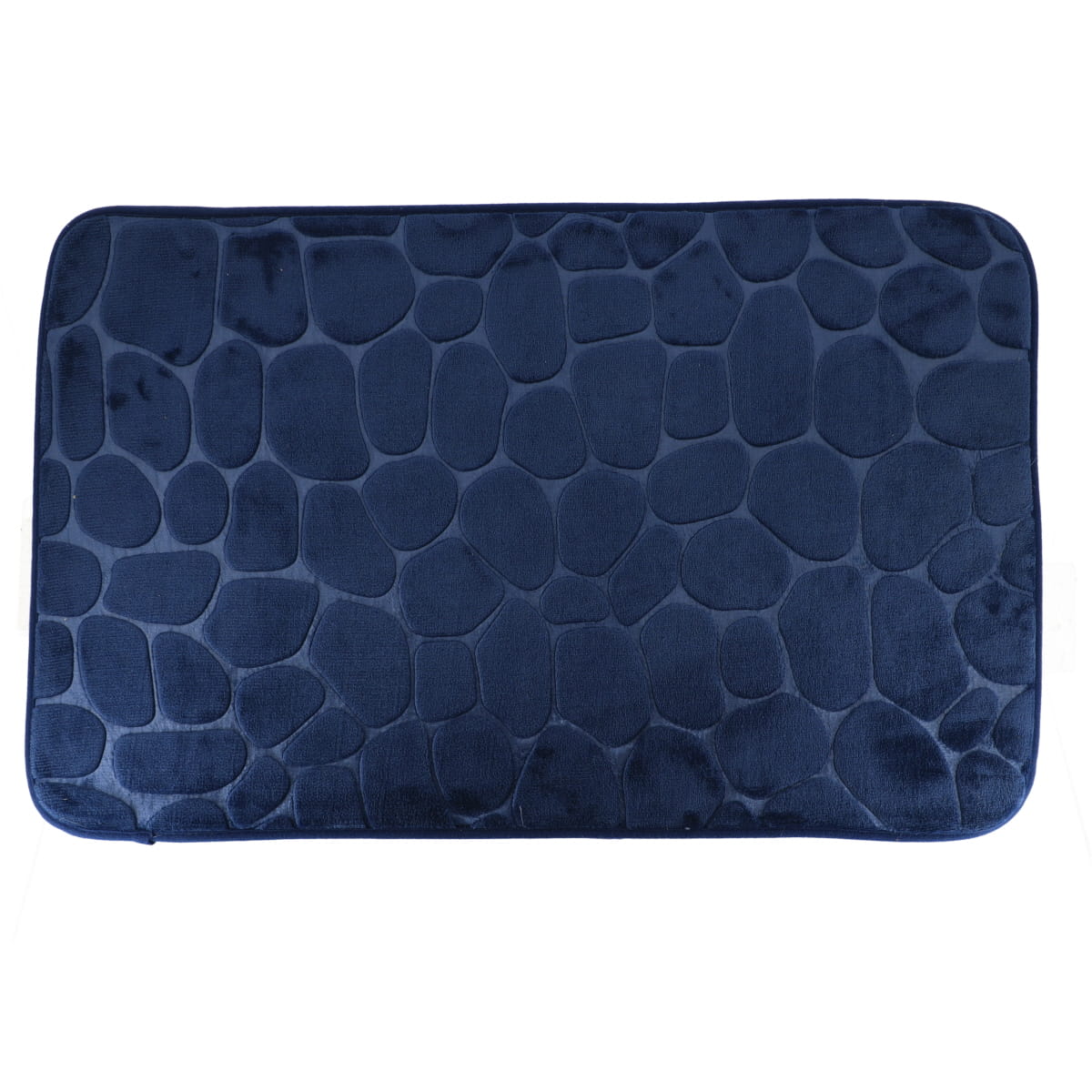 TAPETE MICROFIBRA AZUL MARINHO 50X80CM