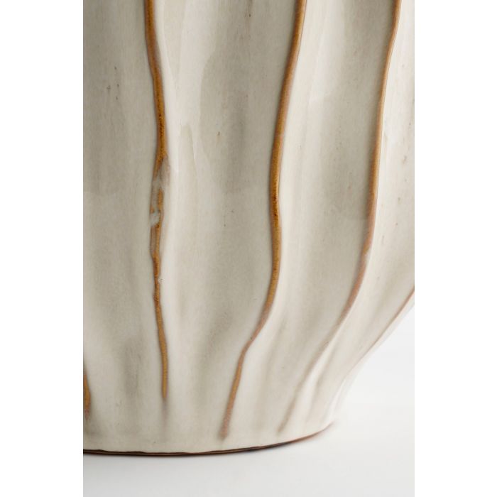 VASO BEGE/CASTANHO 27,5X22Cm