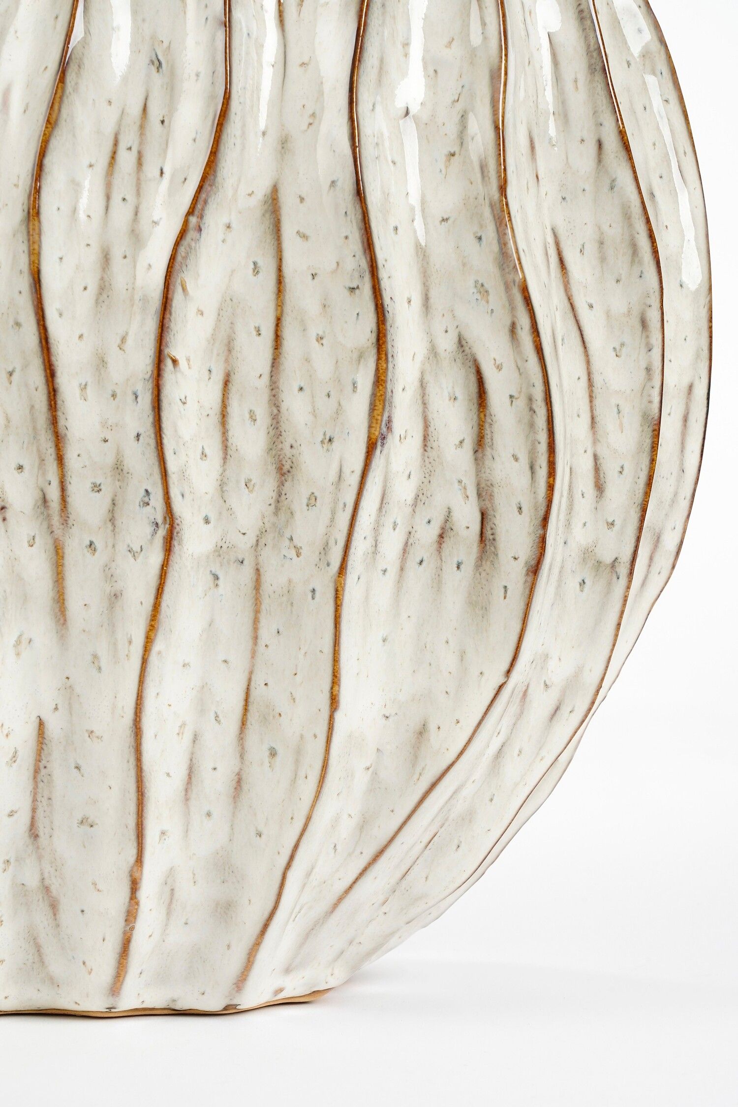 JARRA BEIGE/MARRÓN 43X23X41Cm
