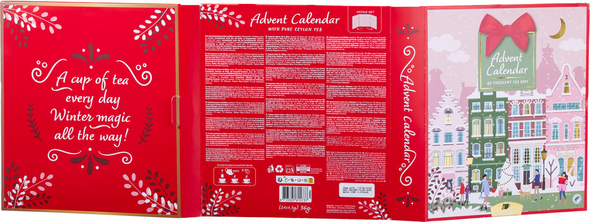 CALENDÁRIO DO ADVENTO DE CHÁ