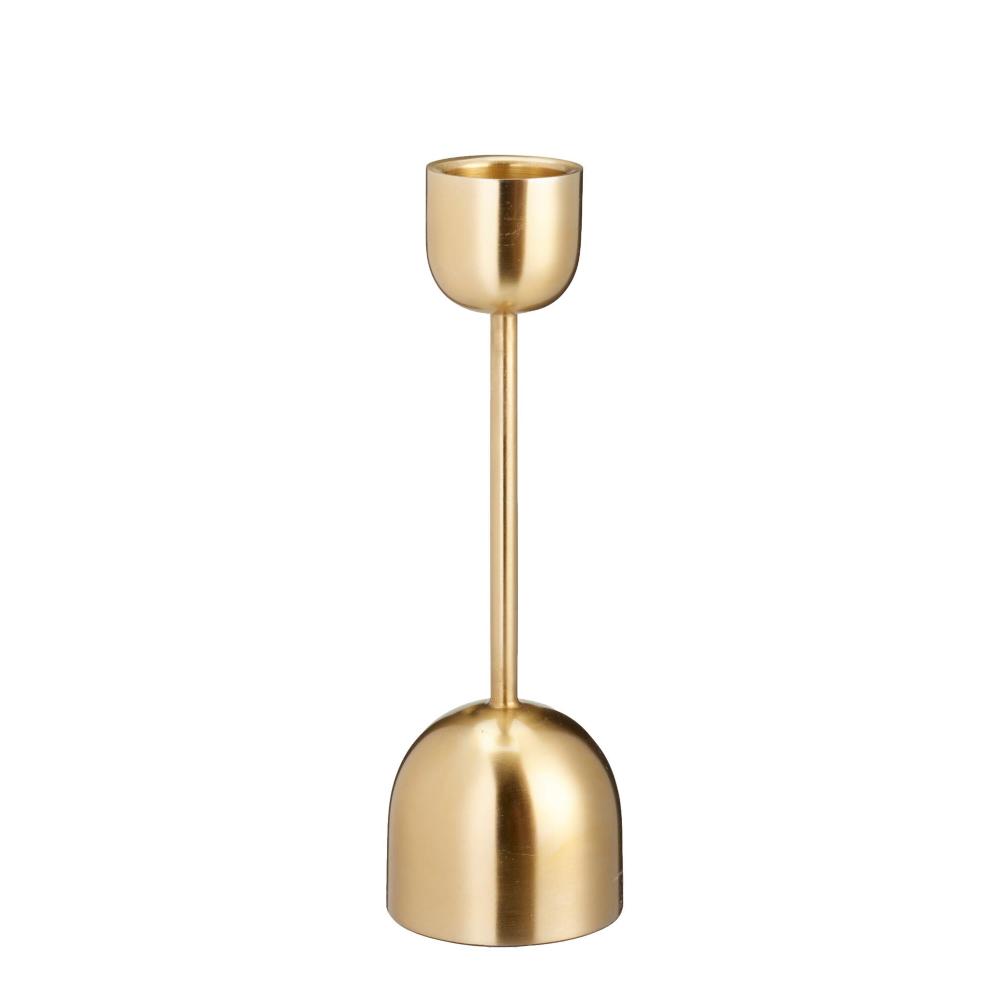 CASTIÇAL DOURADO 25Cm