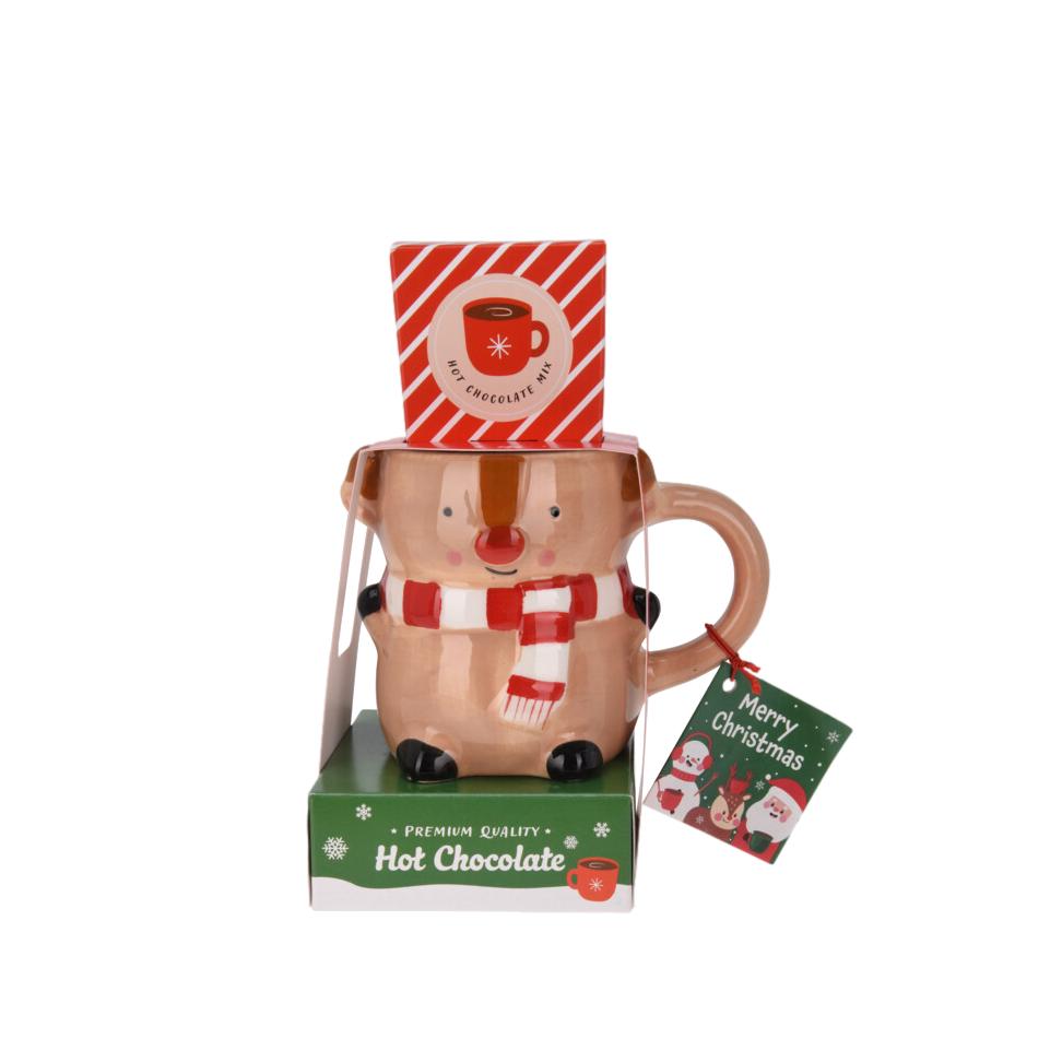 CONJ. CANECA RENA + CHOCOLATE QUENTE