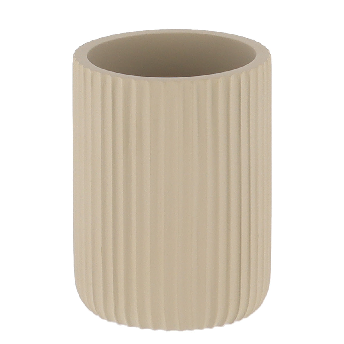 COPO CANELADO BEGE 7X9,5CM