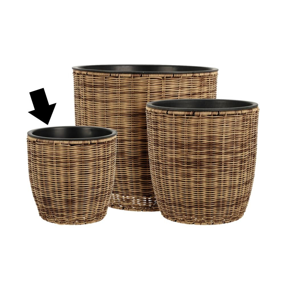 FLOREIRA RATTAN 24X24X24CM