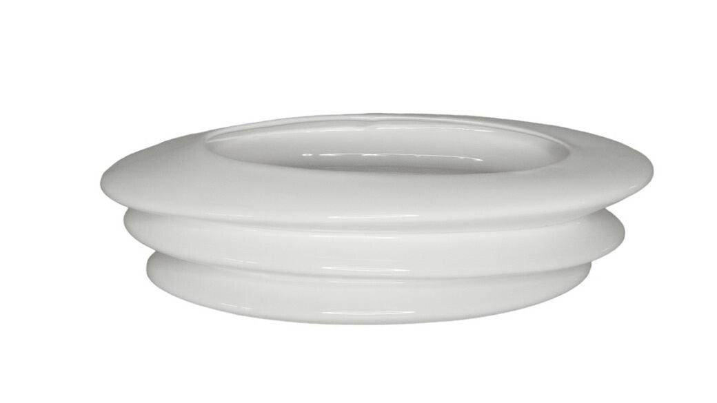 CENTRO SPIRALLO BRANCO 37X19X11CM