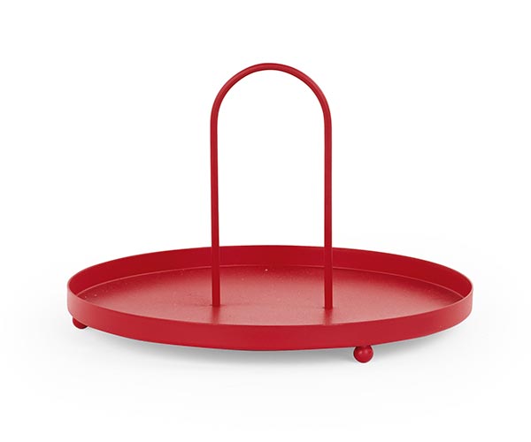 BASE METAL VERMELHO 21x14 CM