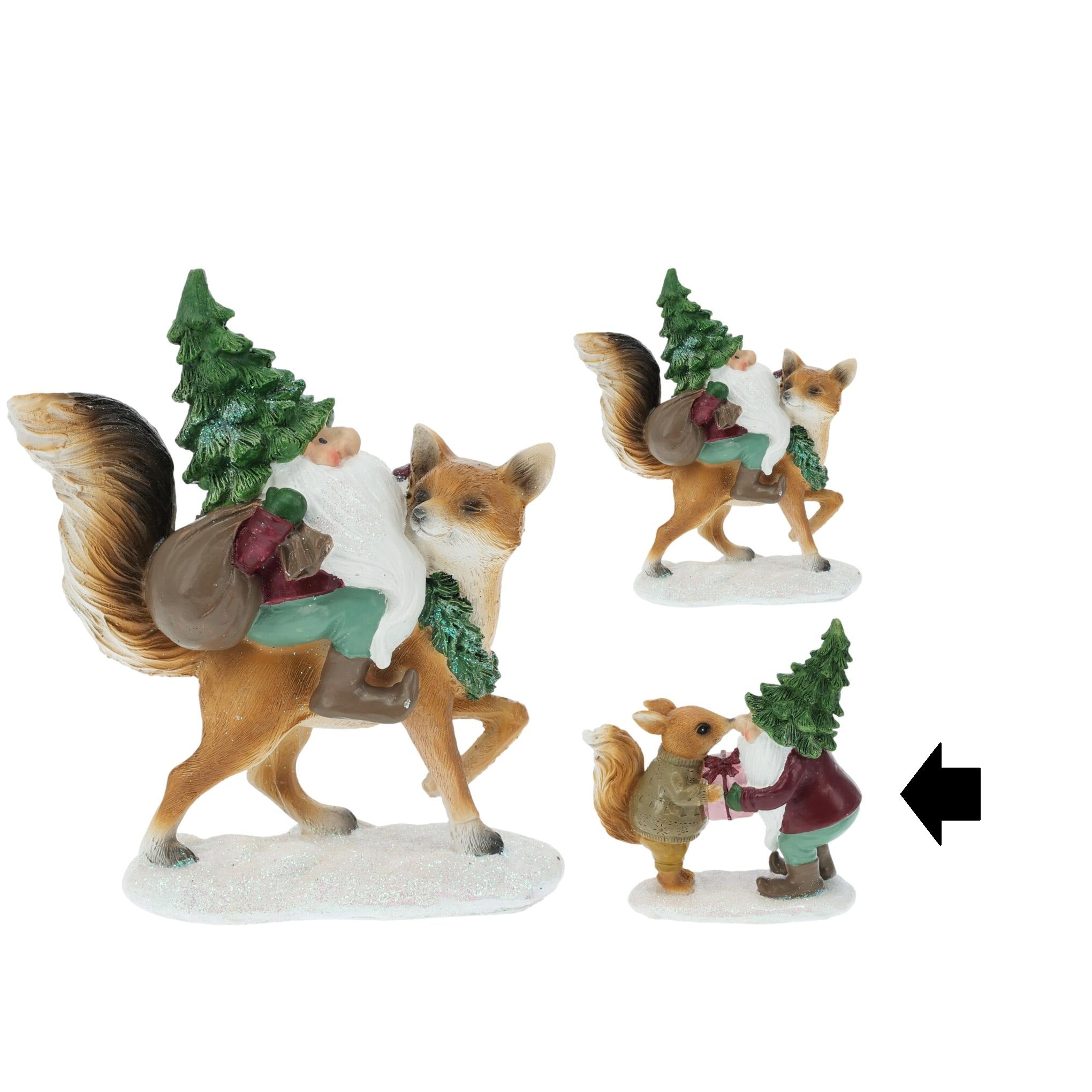 PAI NATAL E ESQUILO 13,5Cm