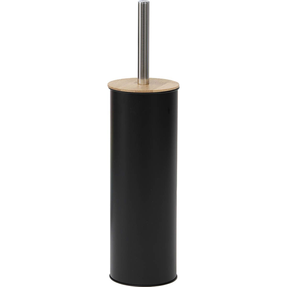 ESCOVA SANITÁRIA PRETO/BAMBU 9,5X39CM